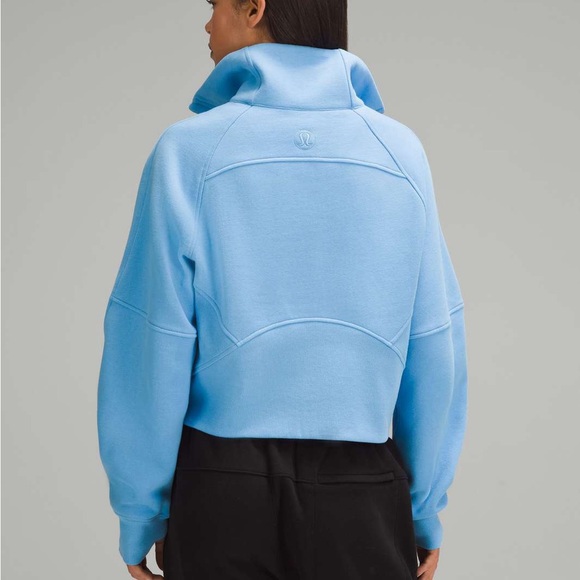Lululemon Scuba Oversized Funnel-Neck Half Zip Aero Blue - Picture 3 of 7